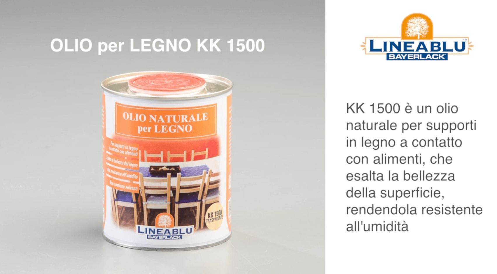 Olio naturale per legno KK 1500