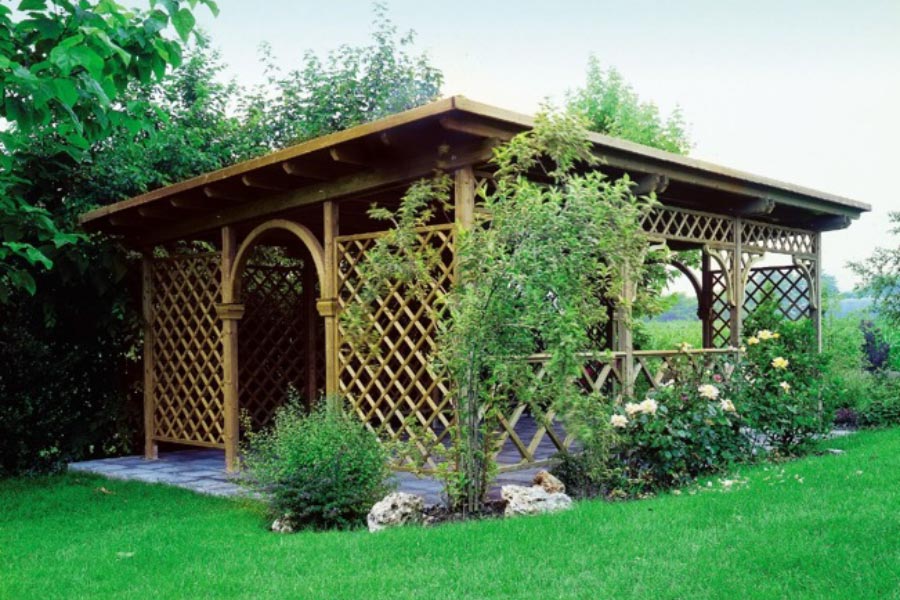 MANUTENZIONE STRAORDINARIA GAZEBO in LEGNO